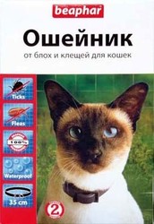 БИФАР ошейник для кошек от блох и клещей (35 см)